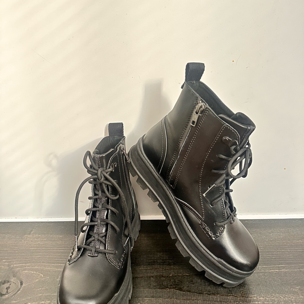 UGG Black Combat Boots Size 8 (US)